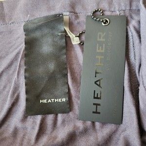 Heather By Bordeaux Women's full Midi Skirt Size Large Color Sharkskin Gray New